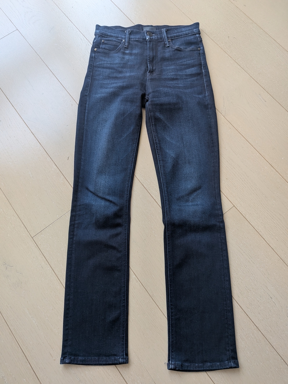 Mother Women's Dark Wash Straight Leg Jeans